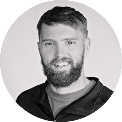 A photograph of Dustin Ackerman